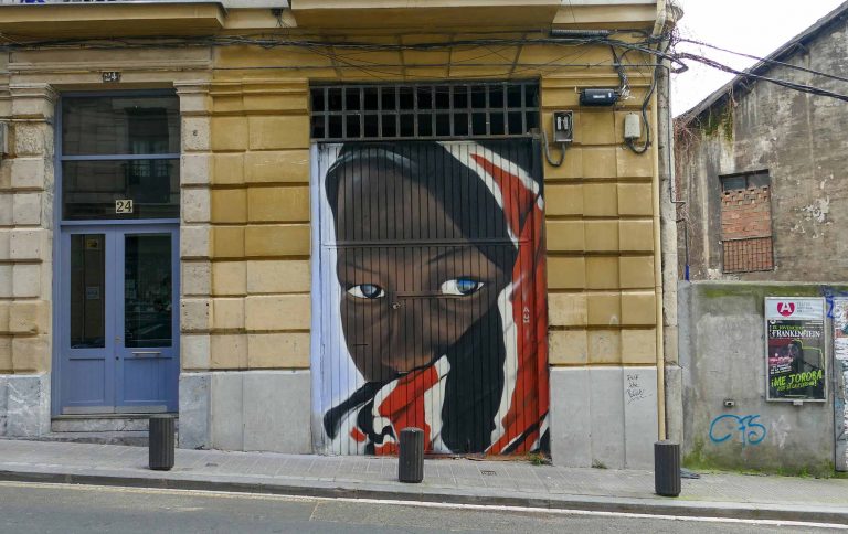 Mural contra el racismo, Bilbao.