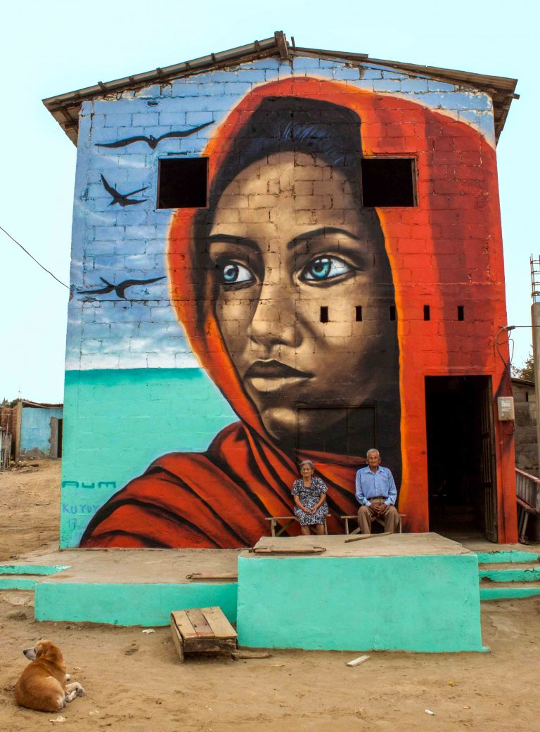 Homenaje a Raudha Athif en Puerto Engabao, Ecuador.